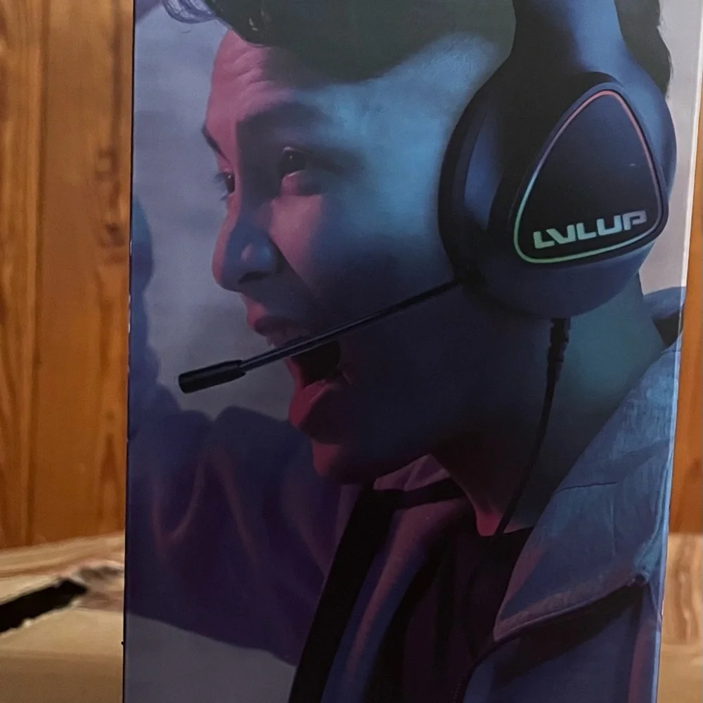 LVLUP Trio Gaming Headset - Black‎ and Red
